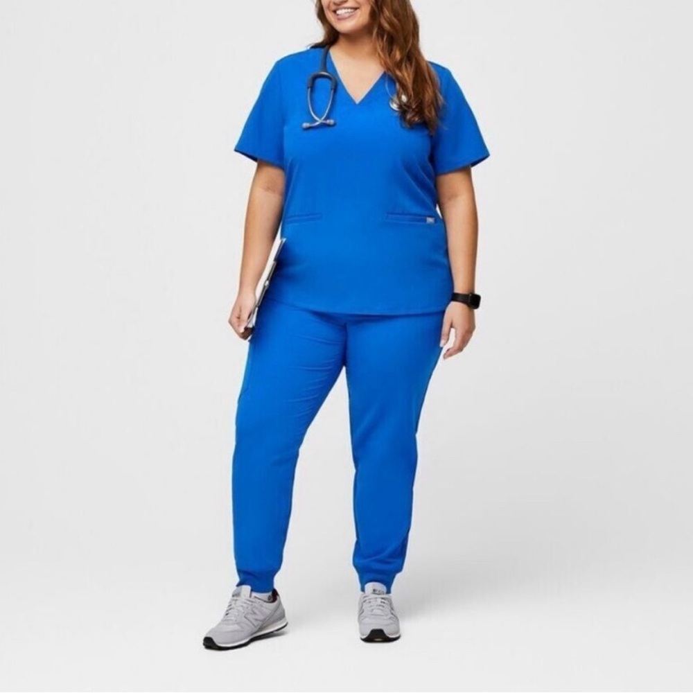 Figs scrub set Royal blue